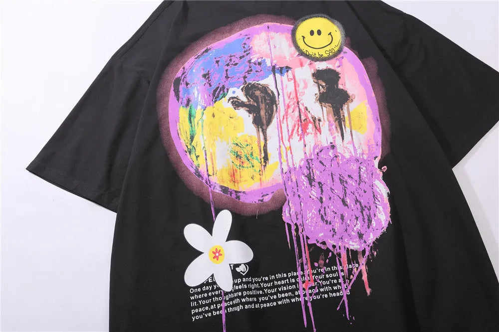 Men's T Shirt Harajuku Fashion Brand Half-Sleeve - Bellarte Enchanté Men's T Shirt Harajuku Fashion Brand Half-Sleeve